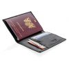 Cartera para pasaporte RFID personalizada anti escner