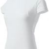 Camiseta mujer manga corta en blanco personalizable