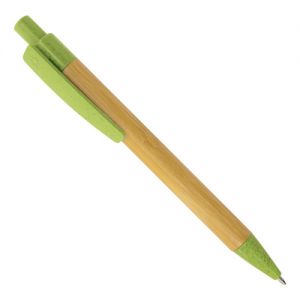 Bolígrafo sostenible de bambú y fibra de trigo publicitario