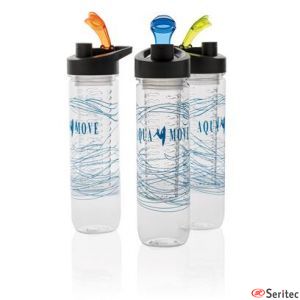 Botella promocional de agua con infusor
