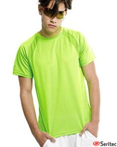 Camiseta hombre manga corta en varios colores personalizable