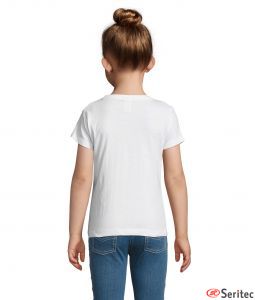 Camiseta blanca nia personalizable