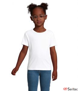 Camiseta de niño cuello redondo personalizable