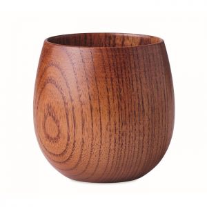 Vaso de madera de roble personalizado
