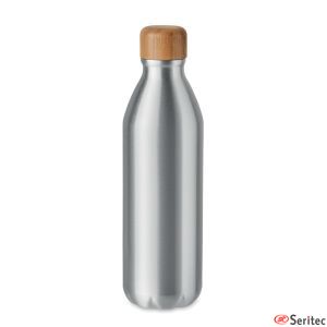 Botella de aluminio pared simple personalizada