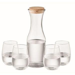 Set de vasos de vidrio reciclado personalizado