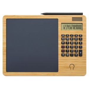 Calculadores de bamb con pizarra automtica personalizada