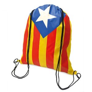 Bolsa mochila bandera Catalua personalizada