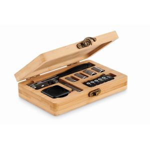 Estuche de herramientas en caja de bamb personalizado