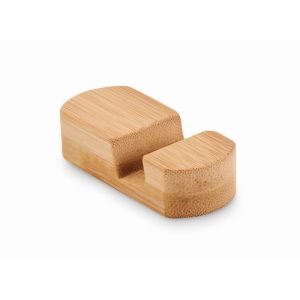 Mini soporte telfono de bamb personalizado