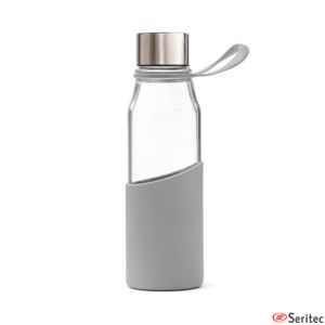 Botella de agua de vidrio 550 ml personalizada