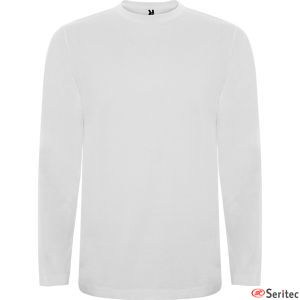 Camiseta nio unisex blanca de manga larga personalizada
