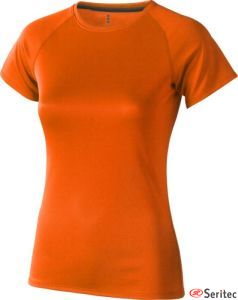 Camiseta deportiva de manga corta para mujer personalizada