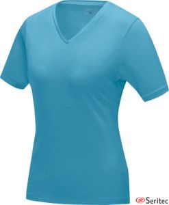 Camiseta orgnica para mujer de manga corta personalizada