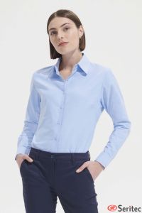 Camisa mujer manga larga personalizada