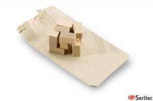 Puzzle de madera en bolsa personalizado