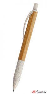 Bolígrafo de bambú y caña de trigo publicitario
