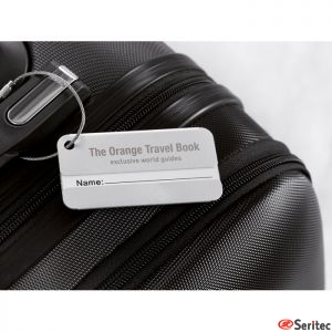Identificador de maleta de aluminio personalizable