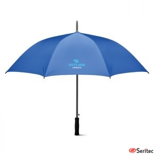 Paraguas automtico interior plata personalizado