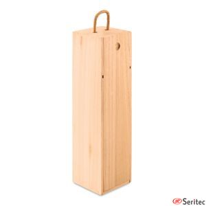 Caja de vino de madera para publicidad