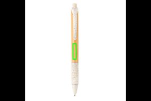 Bolígrafo personalizado de bambú and paja de trigo