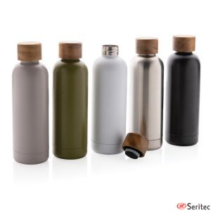 Botella de acero inoxidable reciclado personalizada