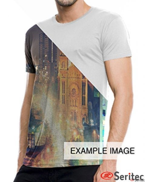 Camiseta hombre manga corta personalizable por sublimación