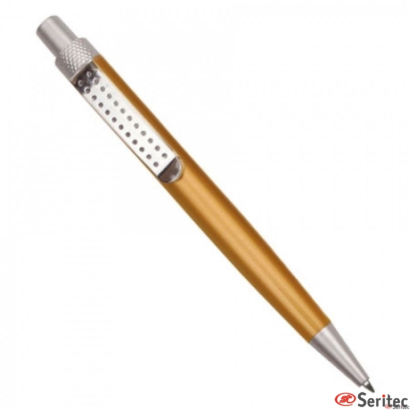 Bolígrafo metalizado con clip metal