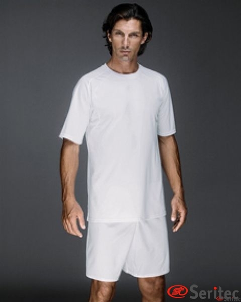 Camiseta hombre manga corta en blanco personalizable