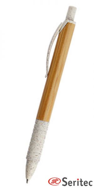Bolígrafo de bambú y caña de trigo publicitario