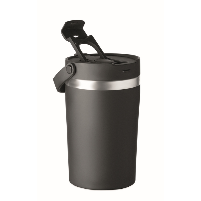 Vaso térmico reciclado con asa