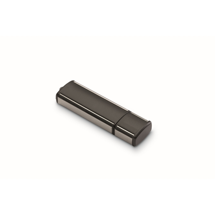Unidad flash USB compacta con carcasa de ABS y marco metálico 1–64 GB
