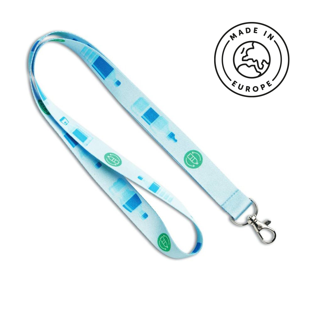 Lanyard reciclado RPET sublimado personalizado
