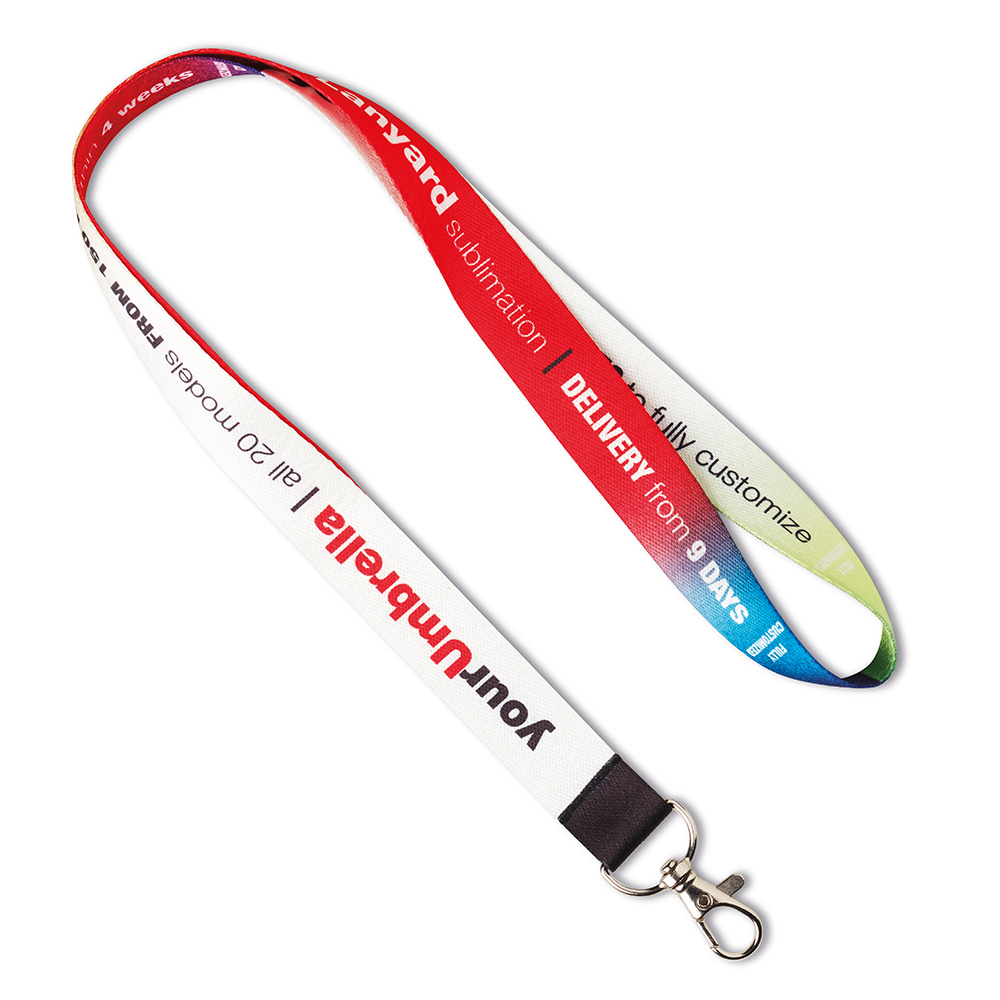 Lanyard reciclado RPET sublimado personalizado