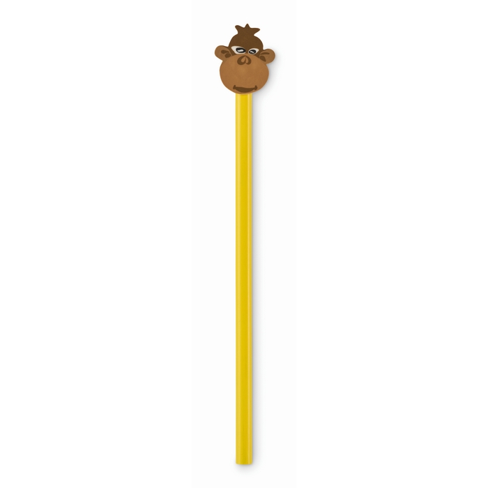 Lápiz de madera con goma infantil