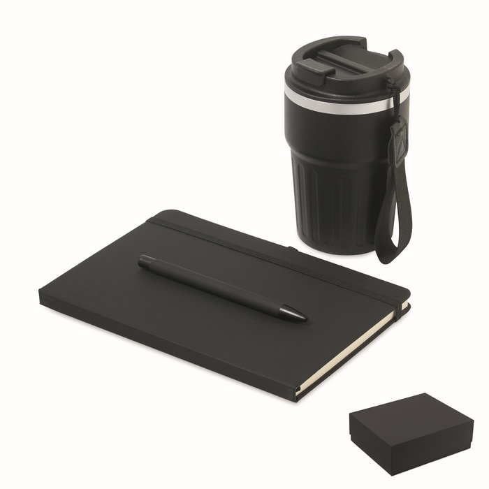 Set de escritura con vaso térmico