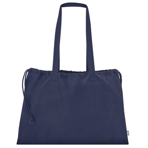 Bolsa de asas largas negra personalizada