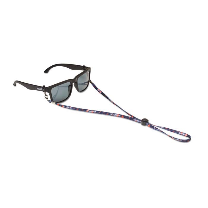 Cordón sublimado para gafas de sol fabricado en poliéster