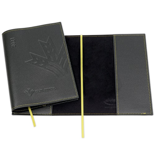 Funda de polipiel para agenda grande personalizable