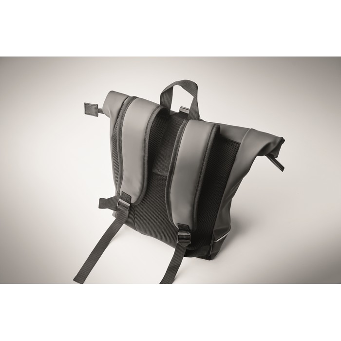 Mochila para portátil con cierre enrollable