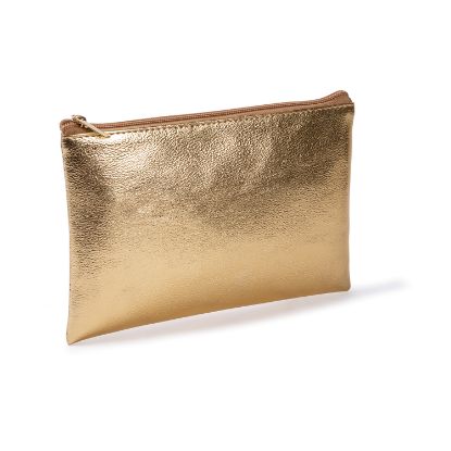 Neceser brillante dorado