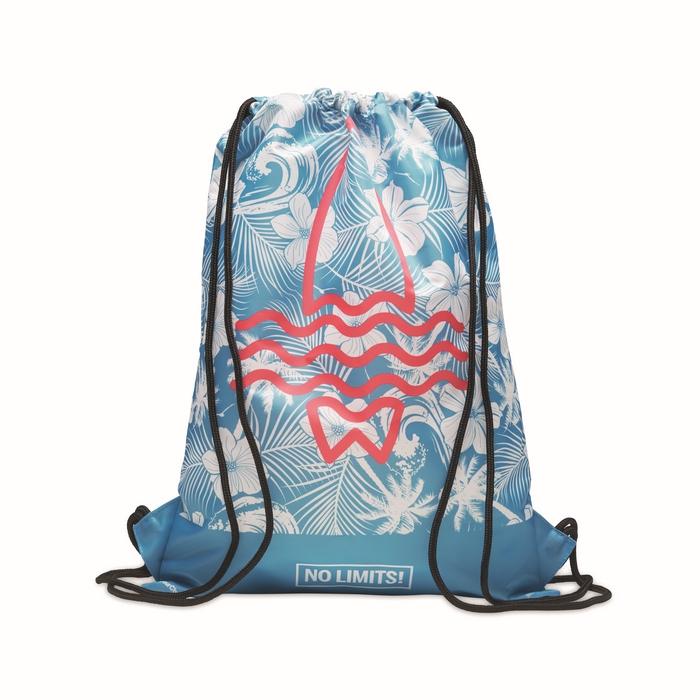 Mochila de cuerdas de poliéster personalizada