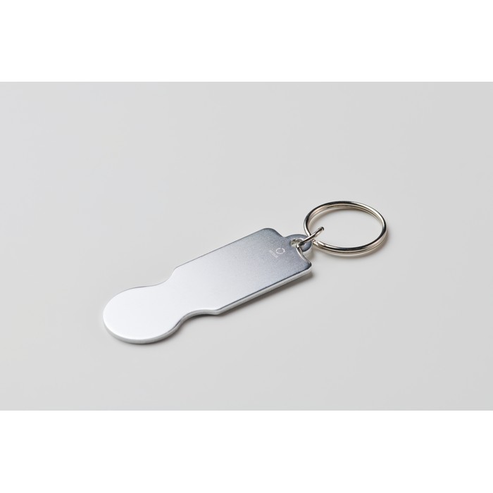 Llavero carro de aluminio reciclado