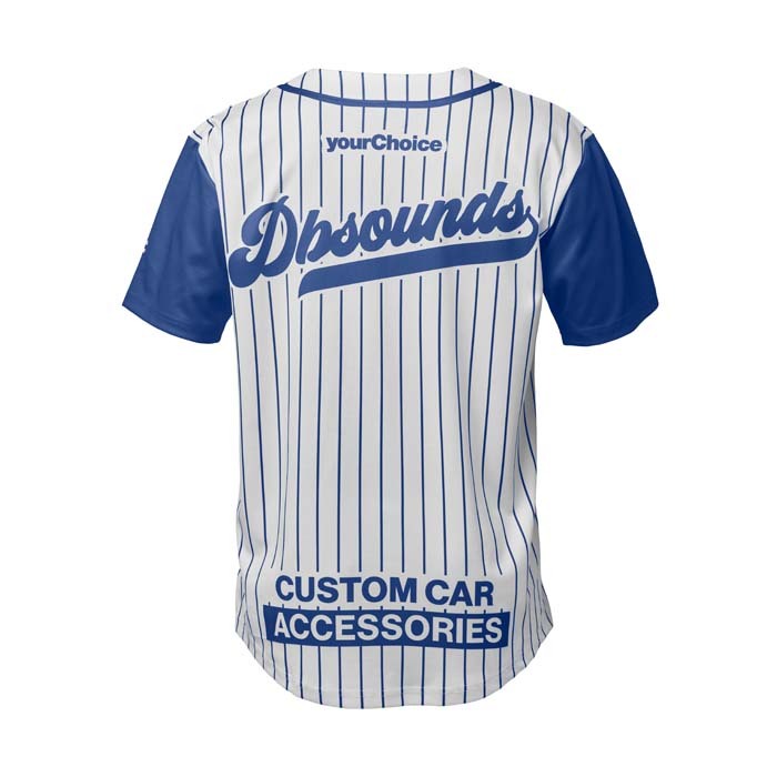 Camiseta de béisbol sublimada en tejido de malla transpirable