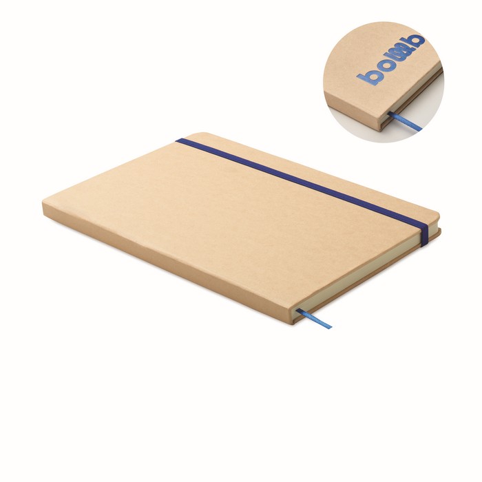 Libreta  A5 con tapa de cartón reciclado