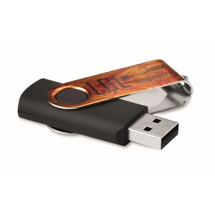 Memoria USB con Clip Impreso a Todo Color 1–64 GB