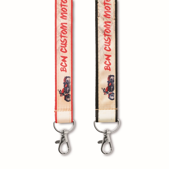 Lanyard fabricado en poliéster