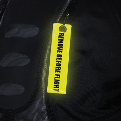 Etiqueta promocional reflectante fabricada en PVC