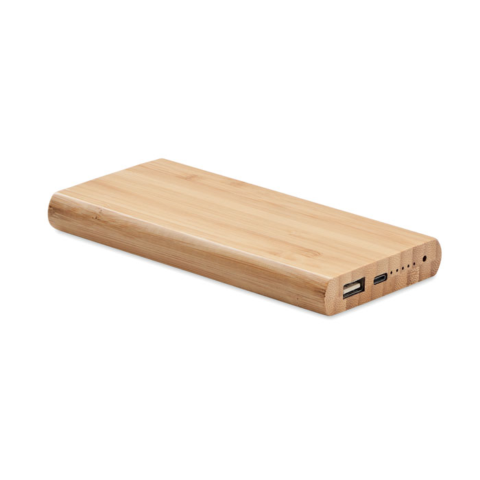 Batería externa de bambú 6000 mAh