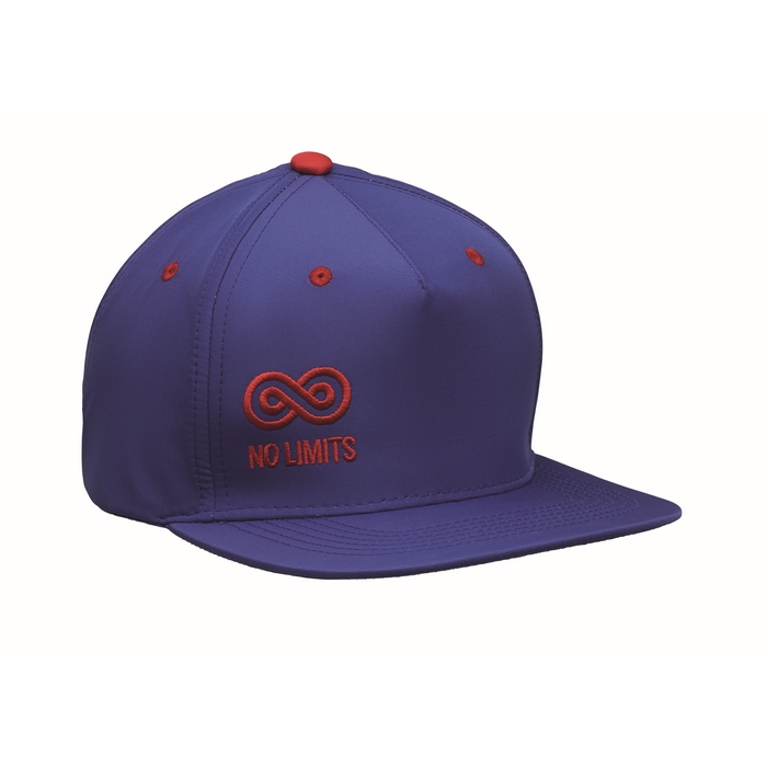 Gorra con visera plana de pongee ligera